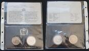 Gibraltar 2x 25 Pence 25 jähriges Regierungsjubiläum von Königin Elizabeth II -
