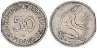 Deutschland BRD 50 Pfennig Fehlprägung Zainende -