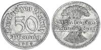 Deutschland - Weimarer Republik 50 Pfennig Fehlprägung Weimar - 50 Pfennig mit Stempelausbruch -