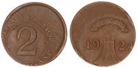 Deutschland / Weimar 2 Pfennig Fehlprägung: 25% dezentriert -
