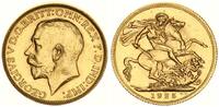 Großbritannien / Südafrika 1 Sovereign mit Gegenstempel König Georg V - mit vermutlich arabischem / islamischem Gegenstempel -