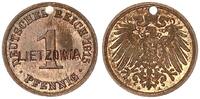 Deutschland / Kaiserreich 1 Pfennig mit Gegenstempel Lietzowia (Berlin) (Notgeld) -