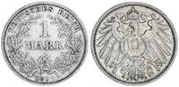 Deutsches Kaiserreich 1 Mark Kaiserreich 1 Mark Kursmünze J.17 Silbermünze -