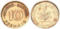 Deutschland 10 Pfennig Fehlprägung: 5% dezentriert ohne Ring geprägt -