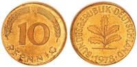 Deutschland 10 Pfennig Fehlprägung: 5% dezentriert ohne Ring geprägt -