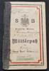 Kaiserreich Militärpaß Militärpaß Kaiserliche Marine Kolonien China Landkrieg EK2 -