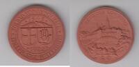 Porzellan Medaille 1922 Deutschland, Solbad Schwäbisch Hall Porzellanmedaille, Meissner Porzellan prägefrisch