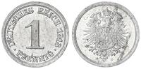Kaiserreich 1 Pfennig J.300 Aluminium * -