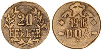 Kolonien Deutsch-Ostafrika 20 Heller DOA J.726b Messing LL fehlerfrei !!! -
