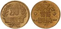 Kolonien / Deutsch-Ostafrika 20 Heller DOA Messing J.727b -