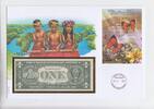 Mikronesien Numisbrief mit Geldschein Mikronesien, Numisbrief mit Geldschein, 2003 -