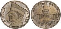 3.Reich Versilberte Medaille Adolf Hitler 5 RM -