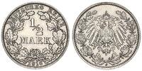 Kaiserreich 1/2 Mark J. 16 Motivprobe in Nickel !!! -