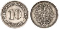 Deutschland / Kaiserreich 10 Pfennig Probe zu J.4 mit deutlichem Riffelrand -