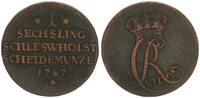 Schleswig und Holstein 1 Sechsling -