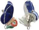 3. Reich Orden WHW Schmetterlinge, Porzellanabzeichen, Schillerfalter -