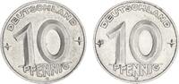 DDR Lot 2x 10 Pfennig -
