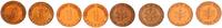 BRD 1 Pfennig Lot 4 Stück -