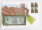 Liberia 5 Dollar-Banknote in Numisbrief Liberia, 5 Dollar-Banknote in Numisbrief -