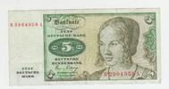 Deutschland - BRD 5 DM - 5 Deutsche Mark 5 DM Banknote 1980 Deutsche Bundesbank -