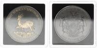 Gabun 1000 Francs CFA Springbock Black Ruthenium und 24 Karat vergoldung -