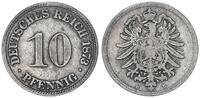 Kaiserreich 10 Pfennig J.4 besseres Jahr * -