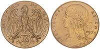 Deutschland /Weimar 3 Mark Motivprobe in Bronze VS 1 und RS5 neues Design -