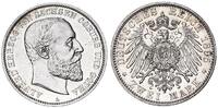 Deutsches Kaiserreich - Sachsen Coburg Gotha 2 Mark Herzog Alfred -