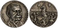 Weimarer Republik Silbermedaille (von Karl Goetz) Taufe des LZ127 auf den Namen Graf Zeppelin -