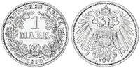 Deutsches Kaiserreich 1 Mark Kursmünze J.17 -