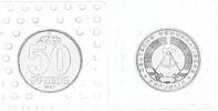 DDR 50 Pfennig Aluminium, J.1512 -