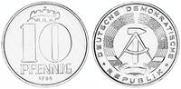 DDR 10 Pfennig Aluminium -