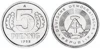 Deutschland / DDR 5 Pfennig seltenes Jahr -