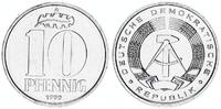 DDR 10 Pfennig Aluminium -