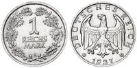 Weimarer Republik 1 Mark seltenes Jahr und Münzzeichen * -