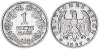 Weimarer Republik 1 Mark seltenes Jahr und Münzzeichen * -