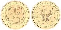Deutschland 50 Euro - 1/4 Unze Feingold Lutherrose mit Zertifikat -