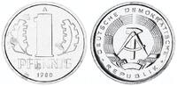 Deutschland / DDR 1 Pfennig Aluminium -