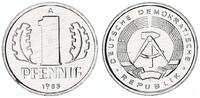 Deutschland / DDR 1 Pfennig Aluminium -