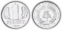 Deutschland / DDR 1 Pfennig Aluminium -