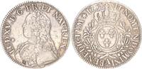 Frankreich 1 Ecu Frankreich Ludwig XV 1 Ecu 1735 A mit Gegenstempel B -