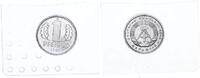 DDR 1 Pfennig Aluminium in original Folie der Staatsbank -