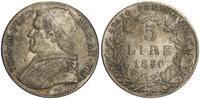 Vatikan 5 Lire Papst Pius IX Fälschung -