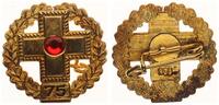 Orden Deutsches und Bayerisches Rotes Kreuz (DRK), (BRK), Blutspendernadel, Gold mit g -