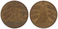 Weimarer Republik 10 Pfennig Fehlprägung: einseitige Prägung -