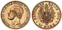 Kaiserreich - Mecklenburg Strelitz 20 Mark Friedrich-Wilhelm -