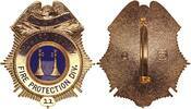 USA Göde Medaille Captain Broward County Fire Protection Div -
