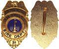 USA Göde Medaille Lieutenant Mentor Fire Dept. 31 -