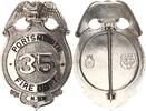 USA Göde Medaille Portsmouth Fire Dept., Feuerwehr -