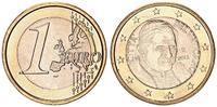 Vatikan 1 Euro Kursmünze mit Papstmotiv -